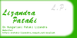 lizandra pataki business card